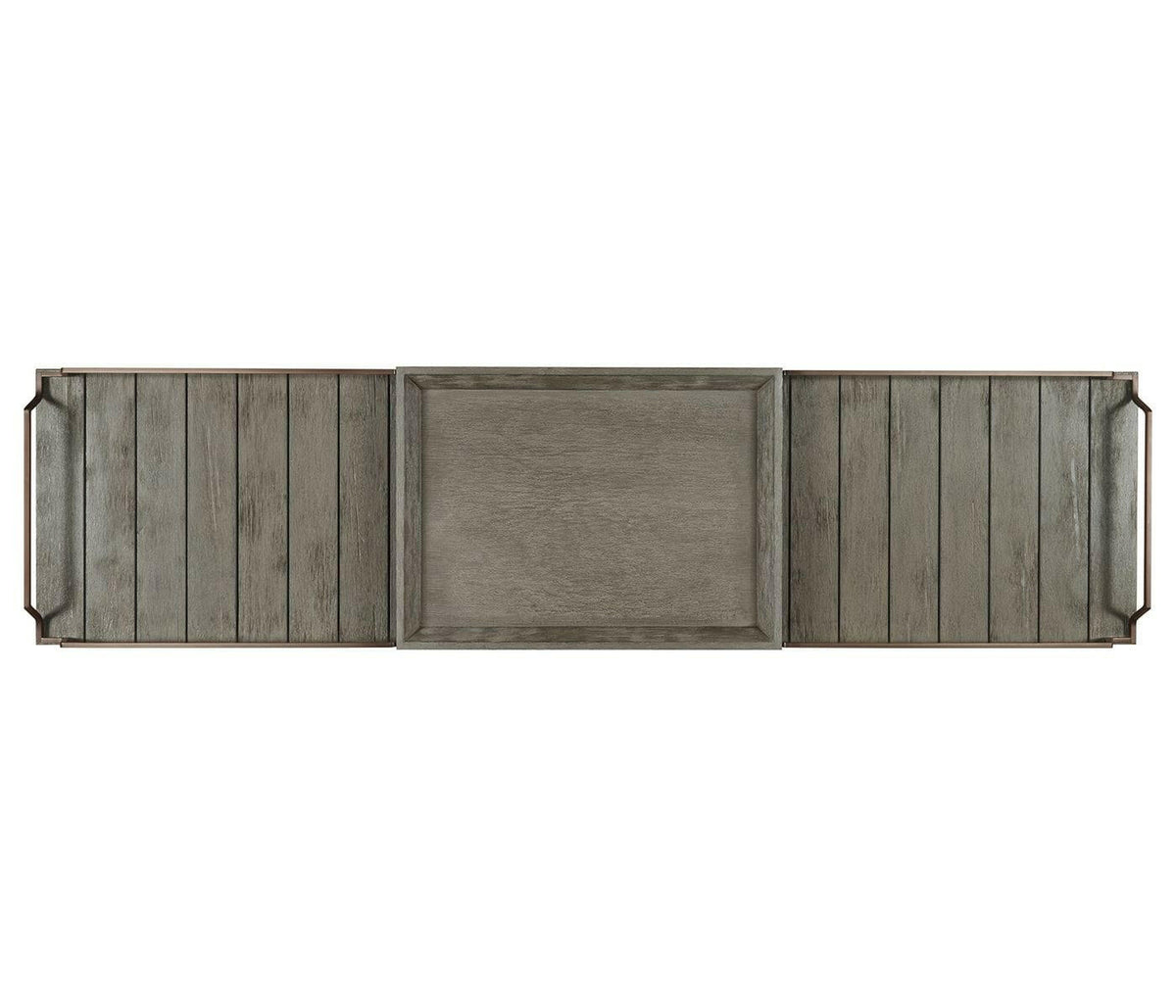 Jonathan Charles Hampton Outdoor Sideboard in Grey.