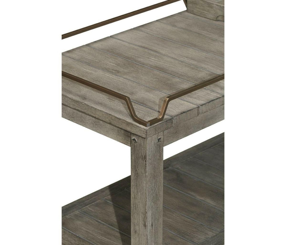 Jonathan Charles Hampton Outdoor Sideboard in Grey.