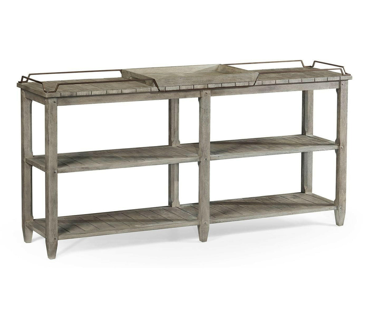 Jonathan Charles Hampton Outdoor Sideboard in Grey.