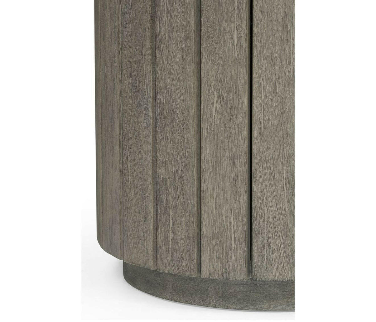 Jonathan Charles Hampton Outdoor Wooden Bin in Grey.
