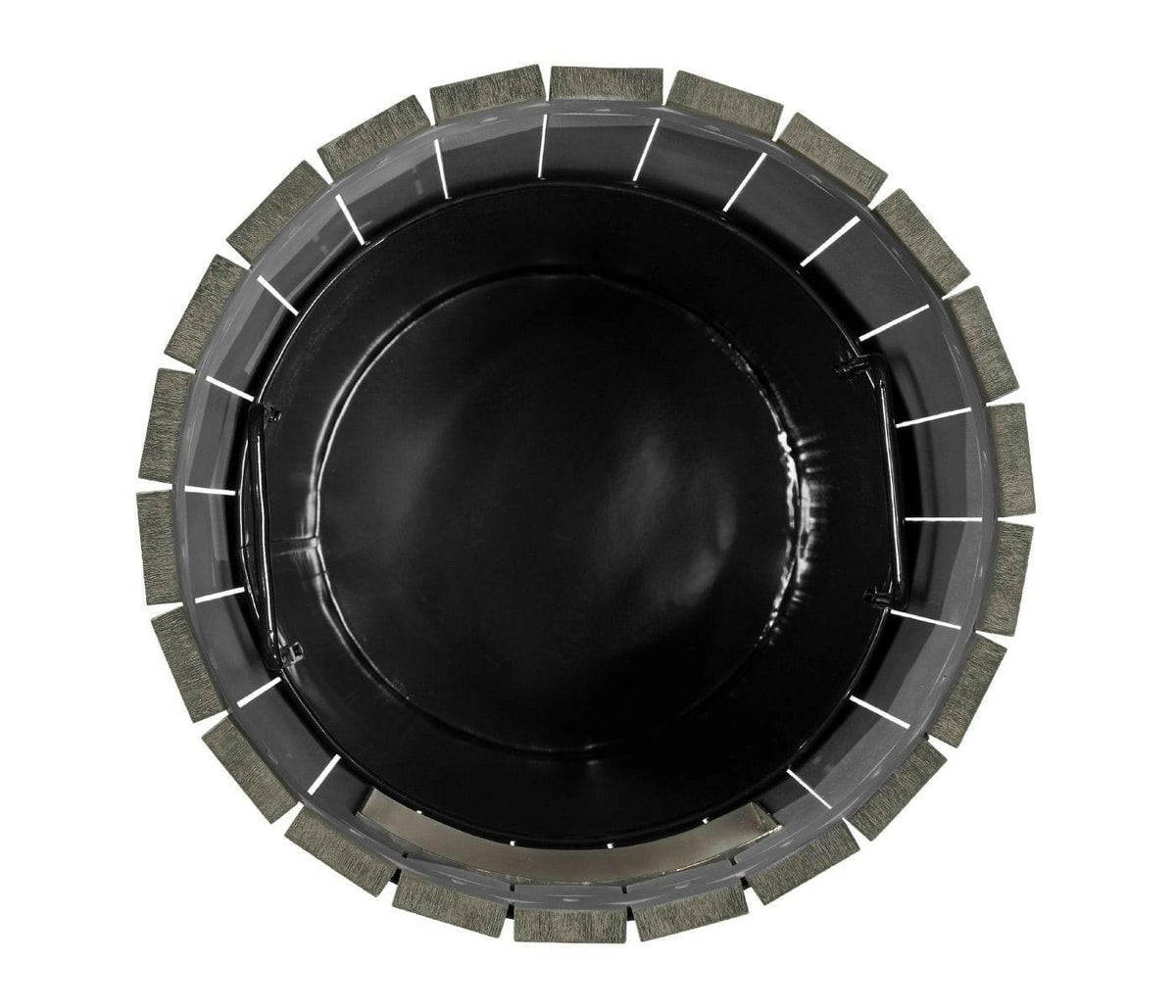 Jonathan Charles Hampton Outdoor Wooden Bin in Grey.