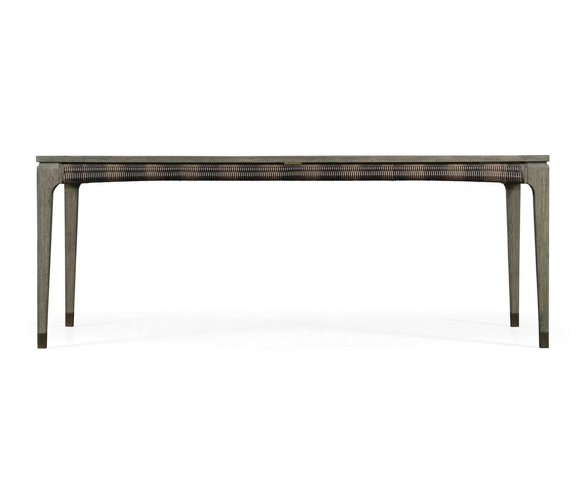 Jonathan Charles Hampton Rectangular Outdoor Dining Table in Grey.