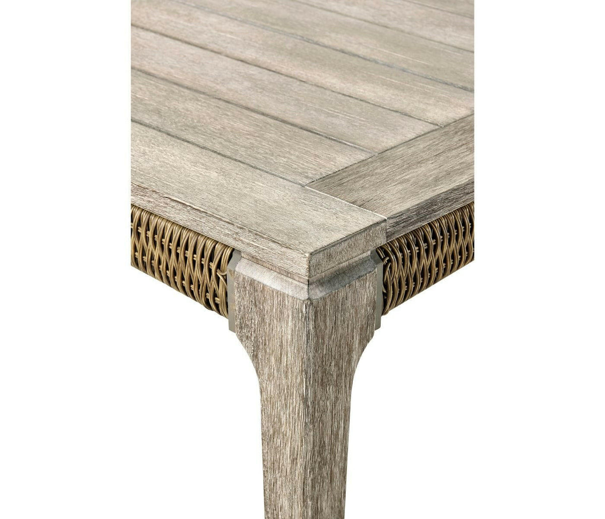 Jonathan Charles Hampton Rectangular Outdoor Dining Table in Sand.