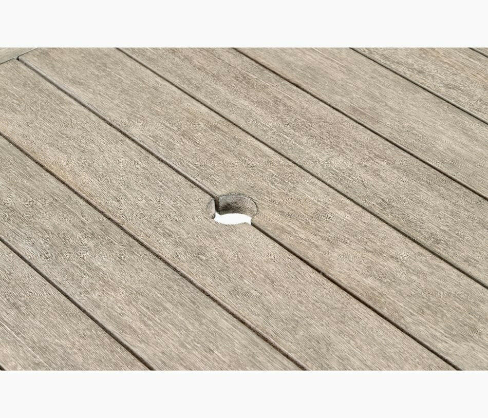 Jonathan Charles Hampton Rectangular Outdoor Dining Table in Sand.