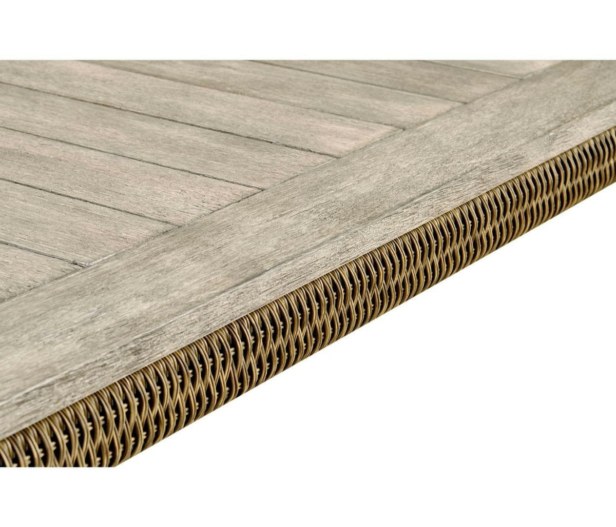 Jonathan Charles Hampton Rectangular Outdoor Dining Table in Sand.