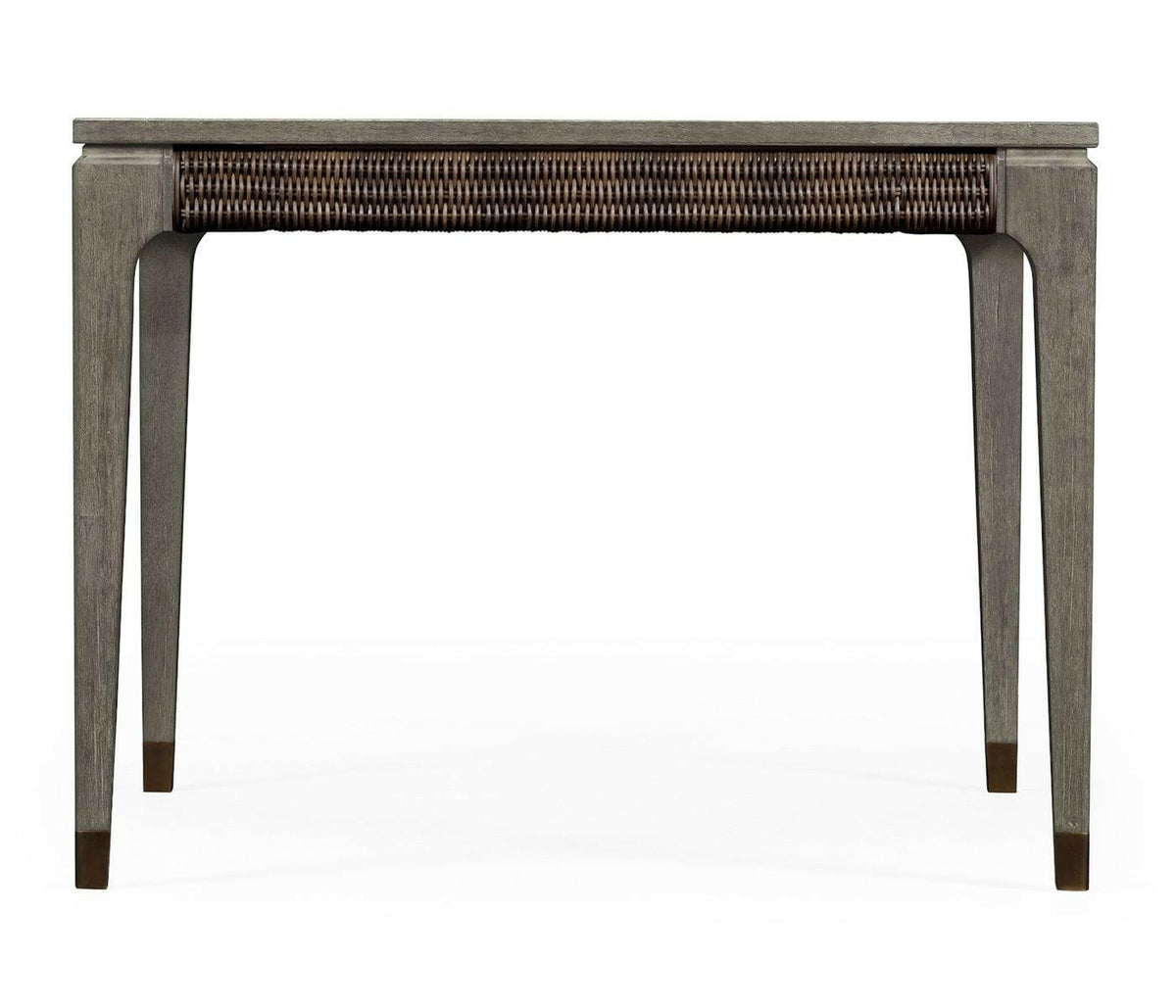 Jonathan Charles Hampton Square Outdoor Dining Table in Grey.