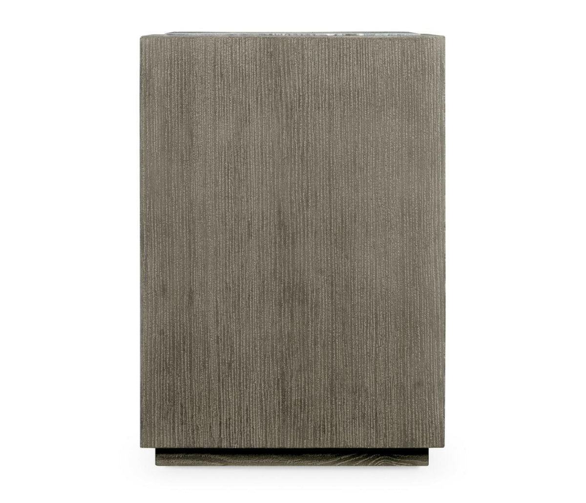 Jonathan Charles Hampton Square Outdoor End Table in Grey.