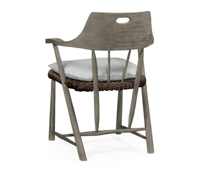 Jonathan Charles Outdoors Jonathan Charles Smokers Style Grey Outdoor Dining Chair in Com House of Isabella UK