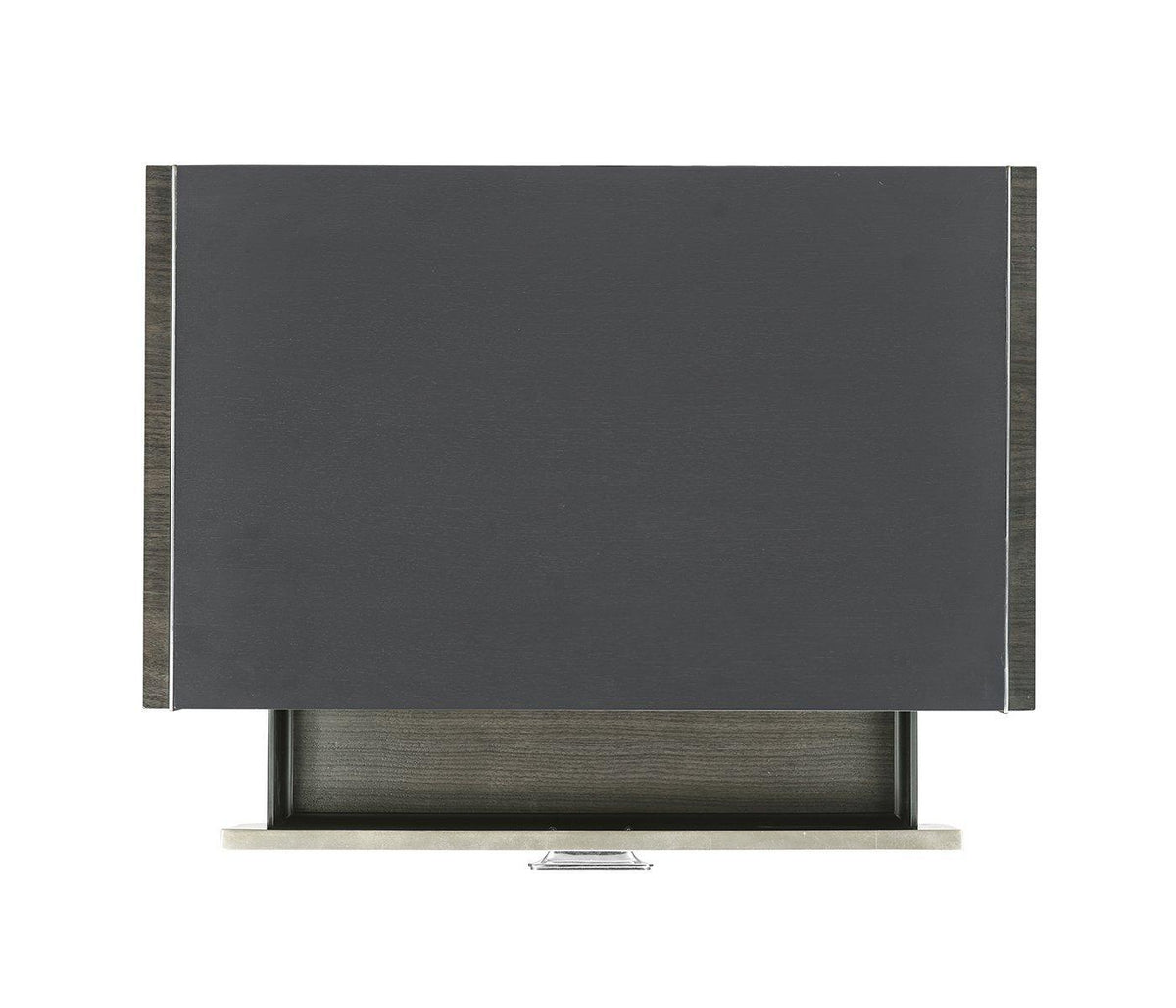 Jonathan Charles Bedside Cabinet in Dark Grey Walnut.