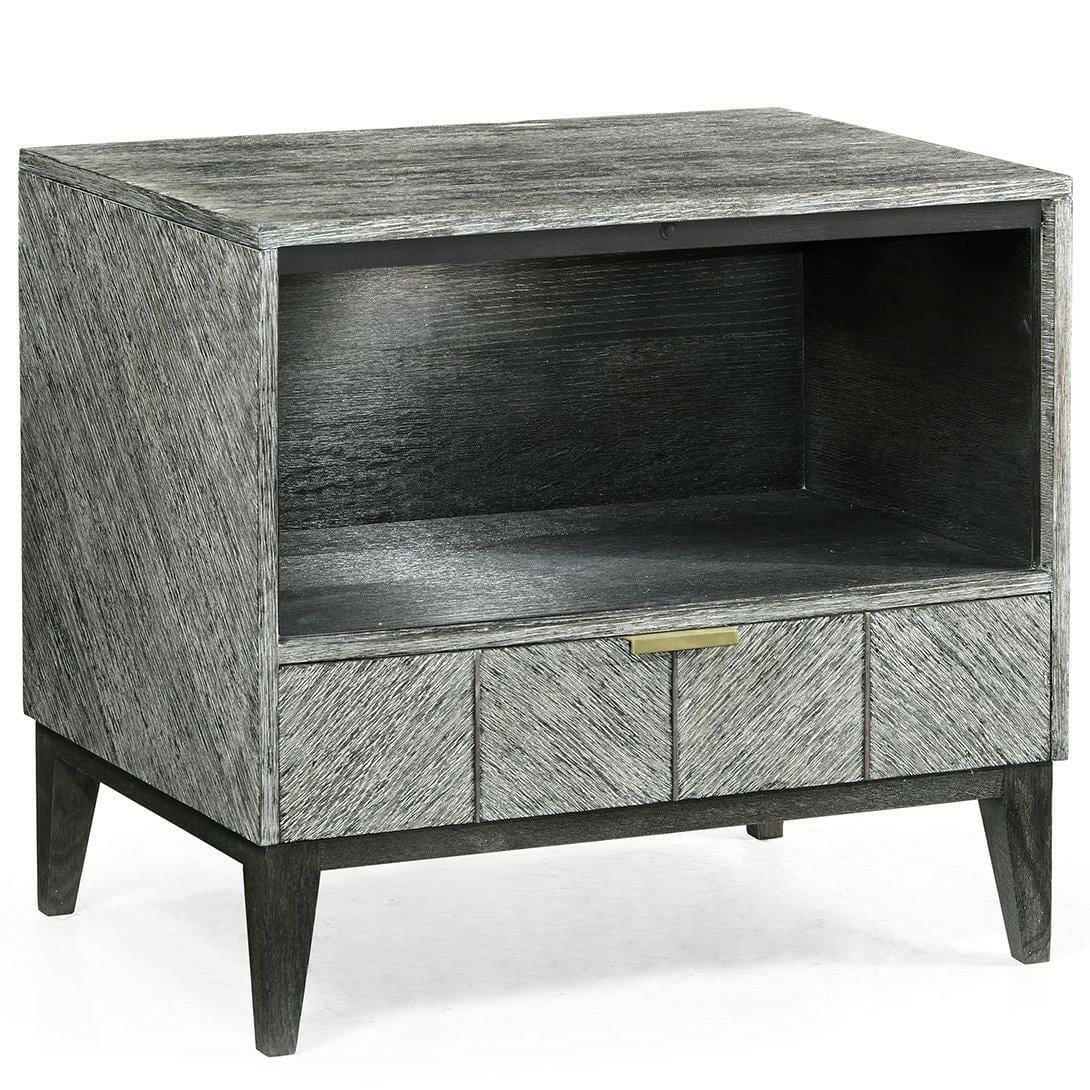 Jonathan Charles Bedside Cabinet Transitional - Dark French Oak.