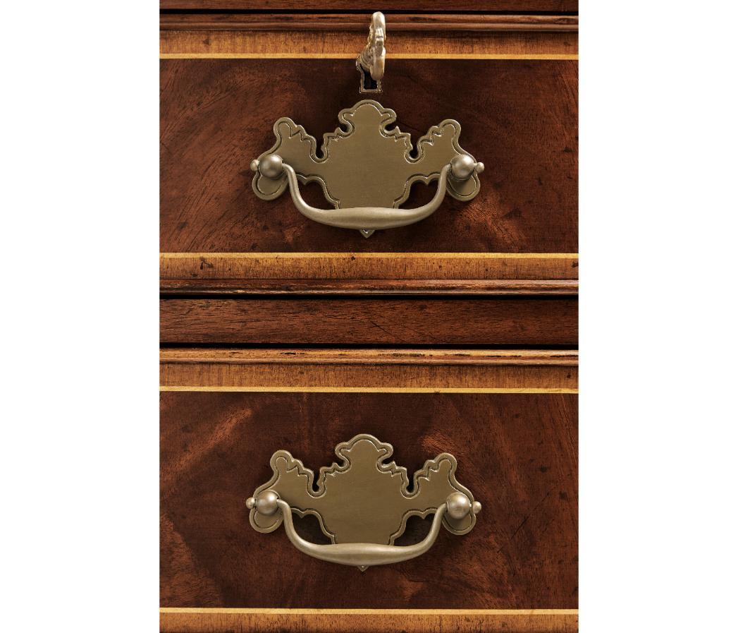 Jonathan Charles Bedside Chest of Drawers Georgian.