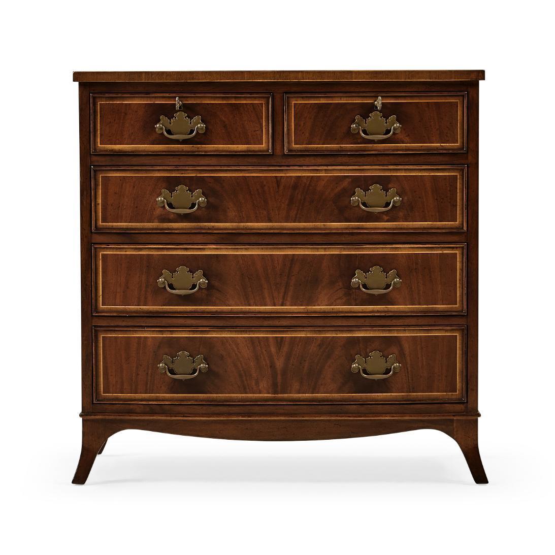 Jonathan Charles Bedside Chest of Drawers Georgian.