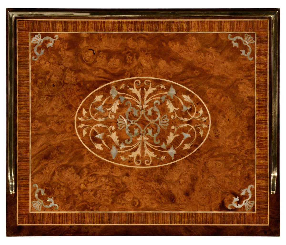 Jonathan Charles Bedside Table Mother of Pearl Set of 2.