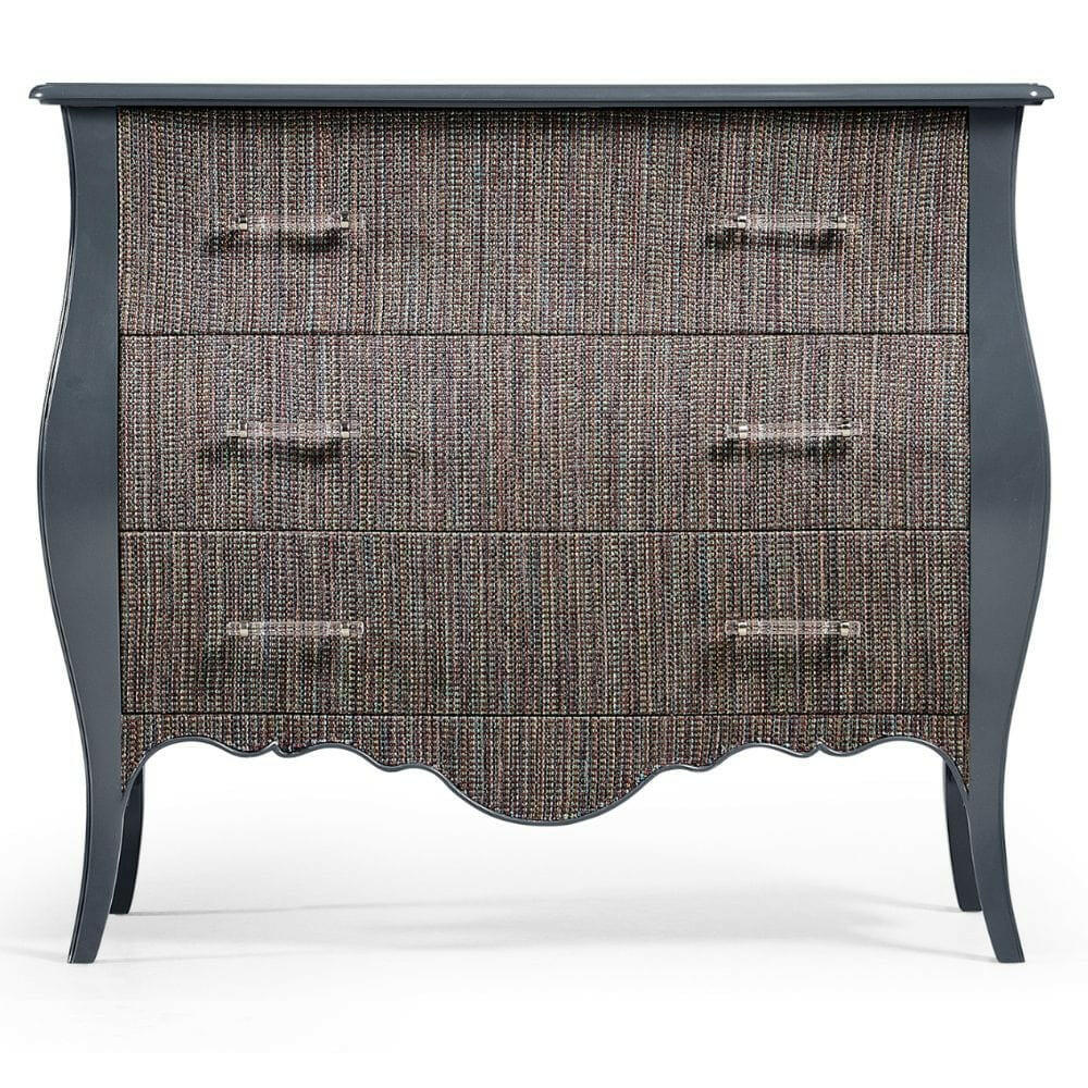 Jonathan Charles Bombay Chest of Drawers in Navy.