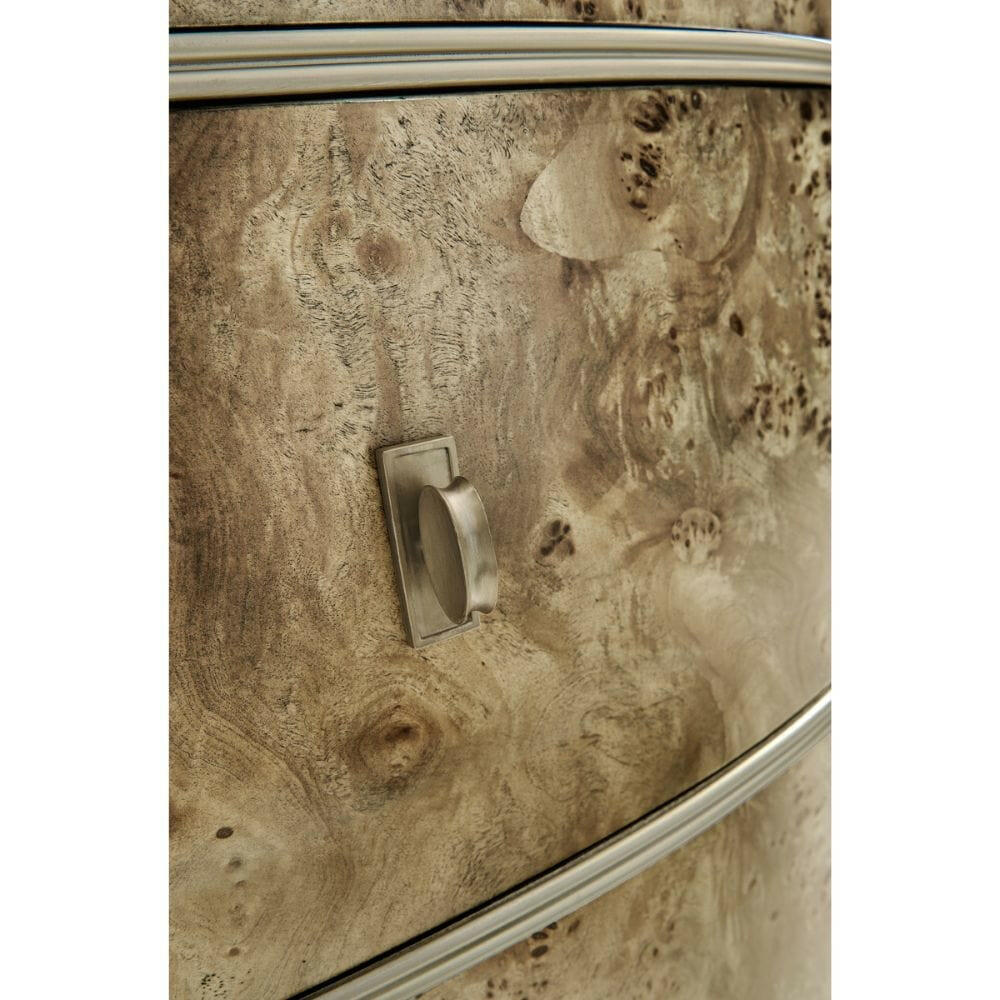 Jonathan Charles Cecilia Demi Lune Chest of Drawers.