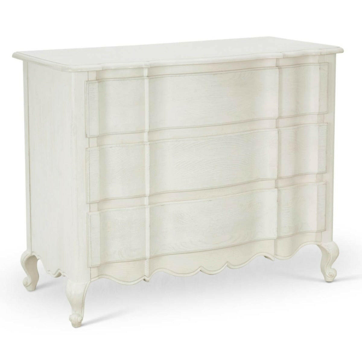 Jonathan Charles Sleeping Jonathan Charles Chalk White Chest of Drawers 107cm House of Isabella UK