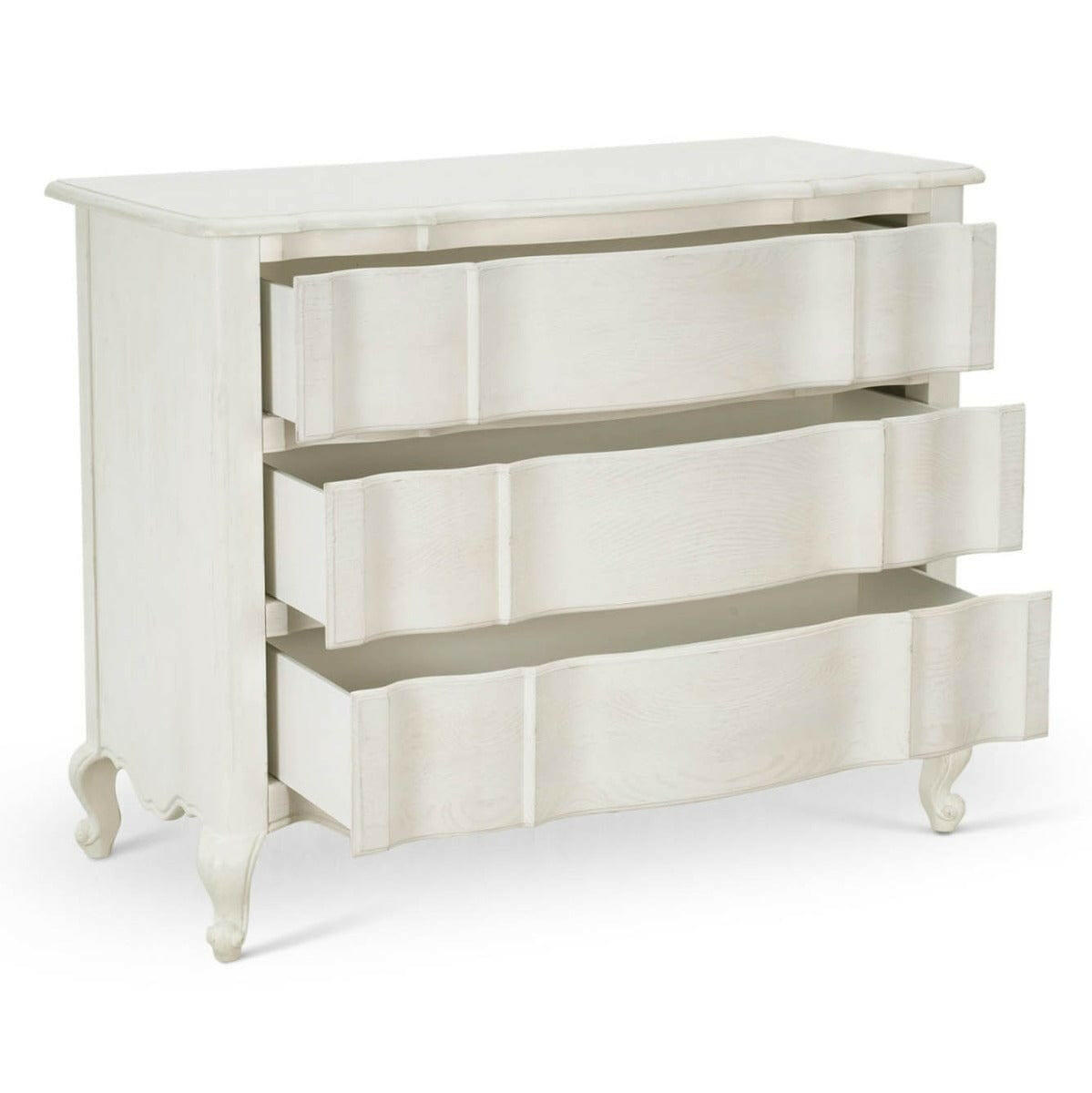 Jonathan Charles Chalk White Chest of Drawers 107cm.