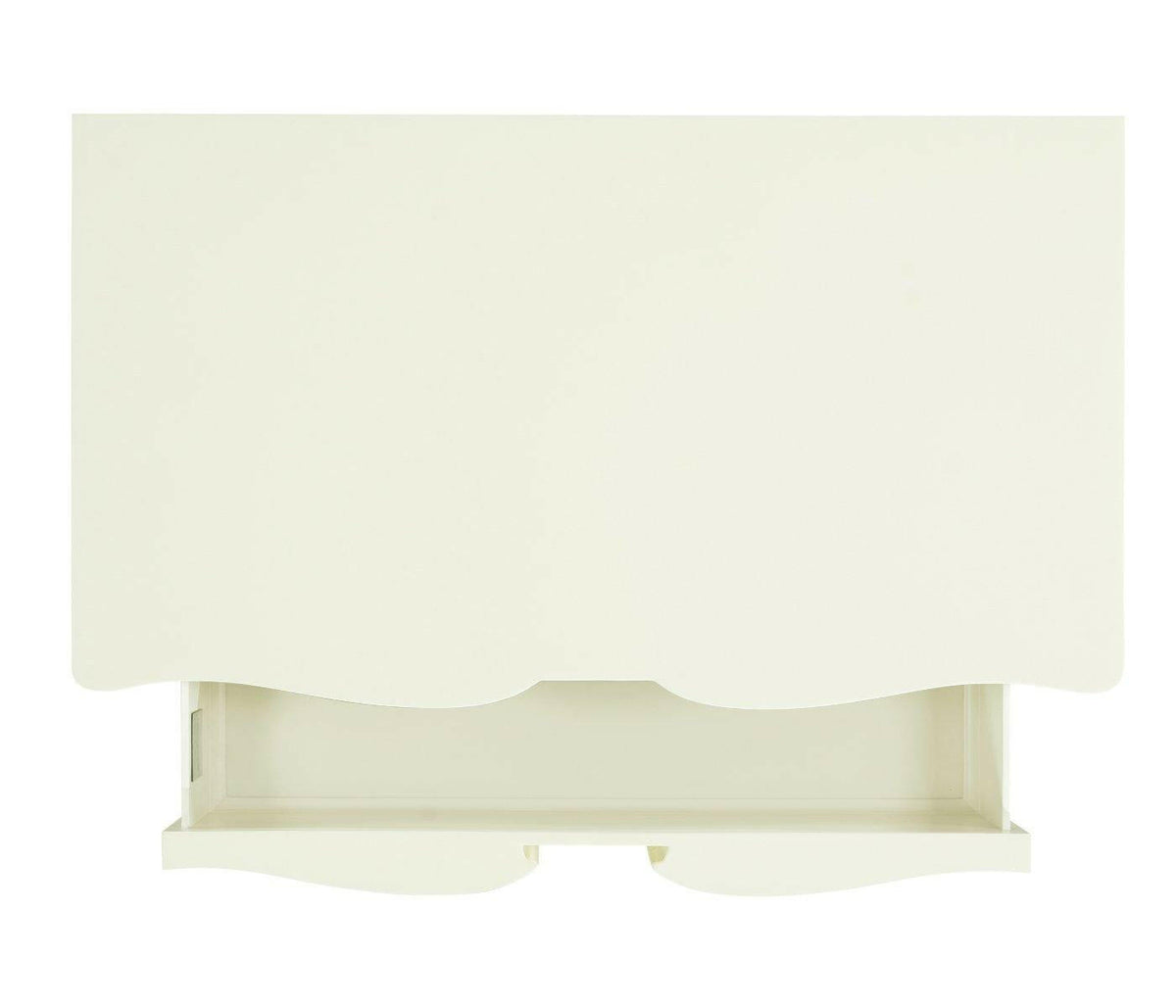 Jonathan Charles Chest of Drawers Bowfront in Ivory.