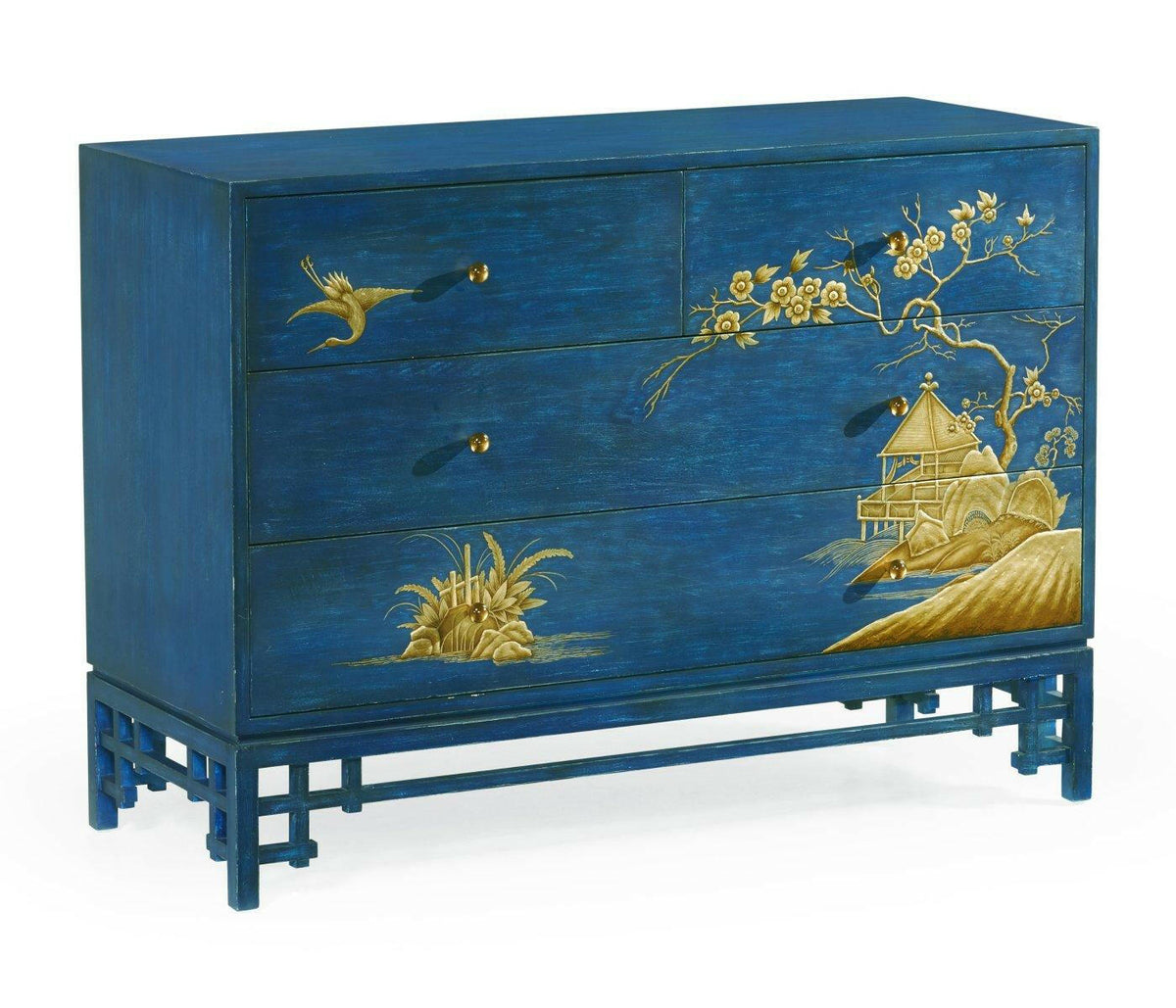 Jonathan Charles Chest of Drawers Chinoiserie.