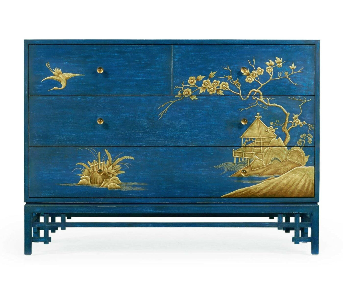Jonathan Charles Chest of Drawers Chinoiserie.