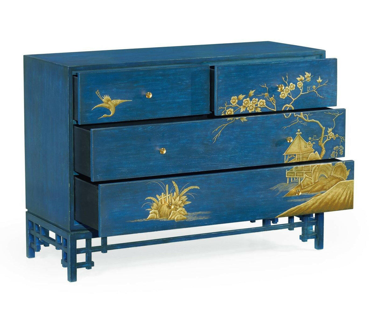 Jonathan Charles Chest of Drawers Chinoiserie.