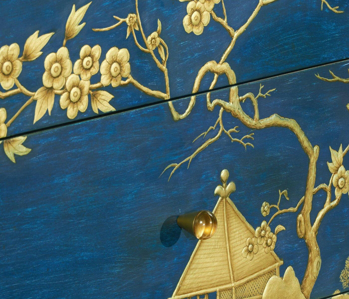 Jonathan Charles Chest of Drawers Chinoiserie.