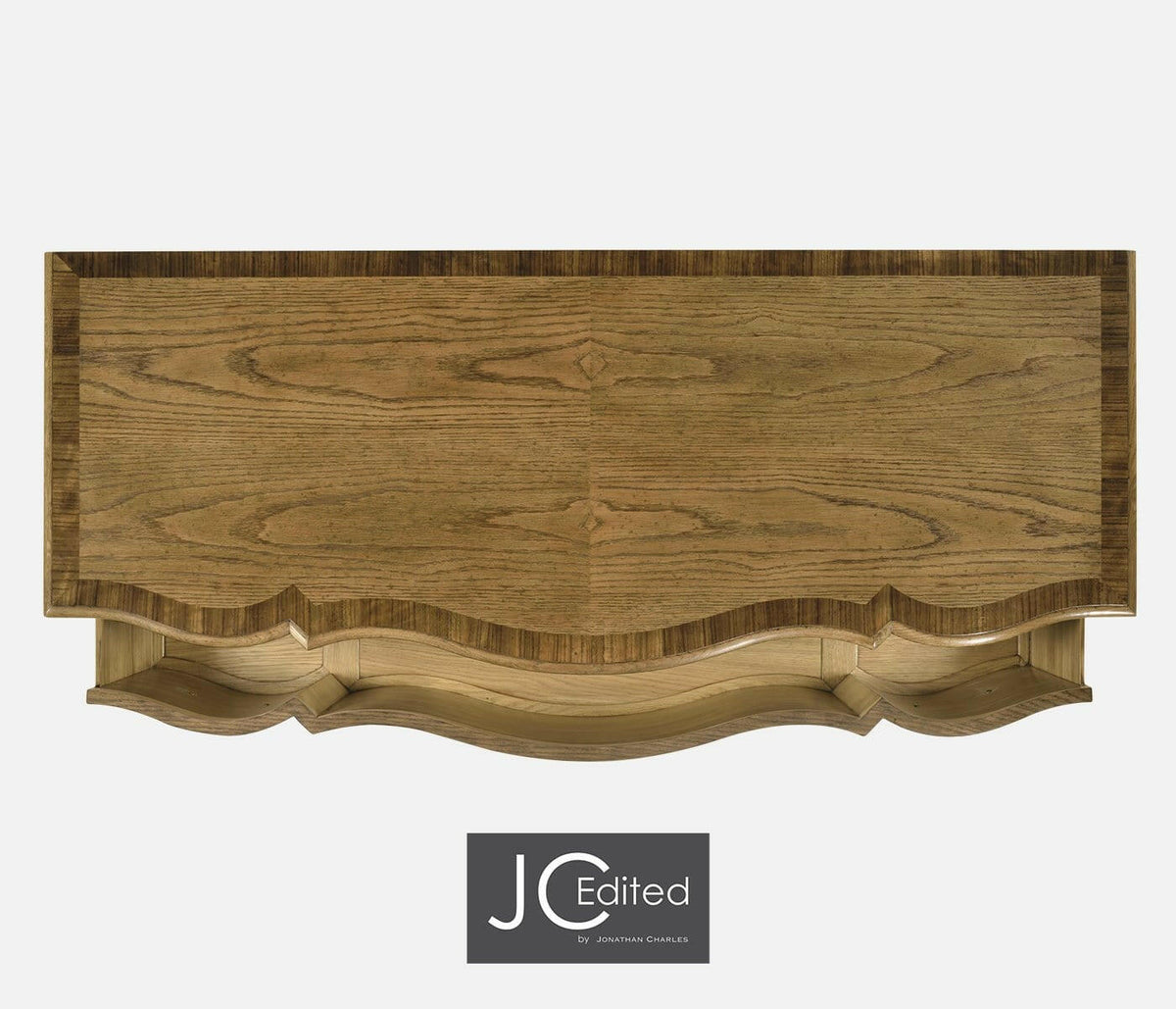 Jonathan Charles Chest of Drawers English Serpentine.