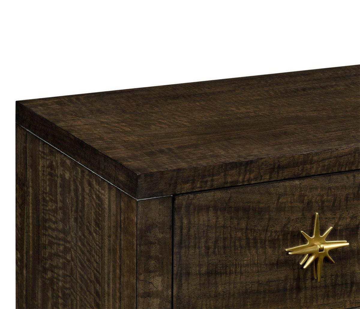 Jonathan Charles Chest of Drawers in Coffee Bean Eucalyptus.