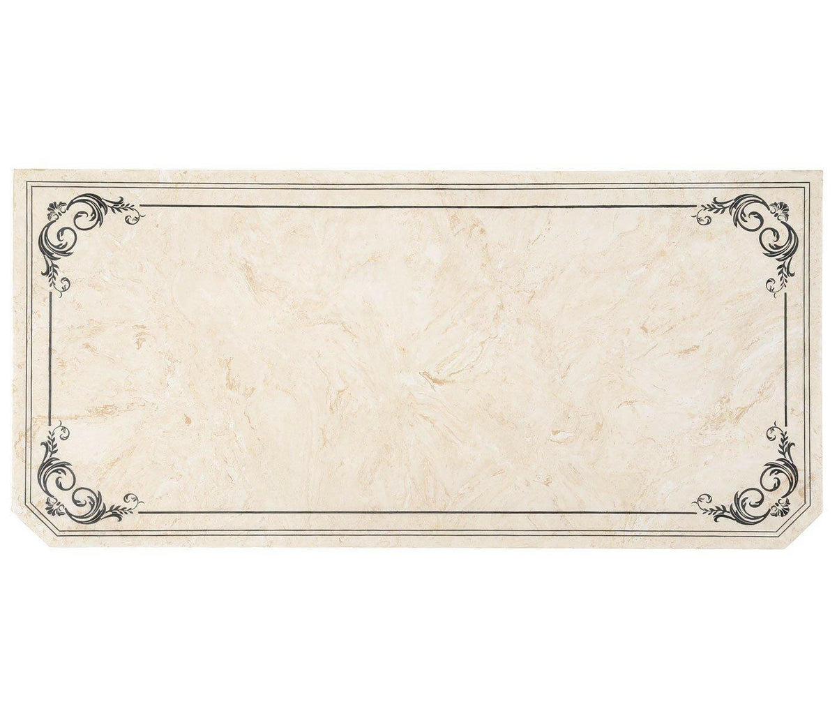 Jonathan Charles Chest of Drawers Palazzo in White Scagliola.