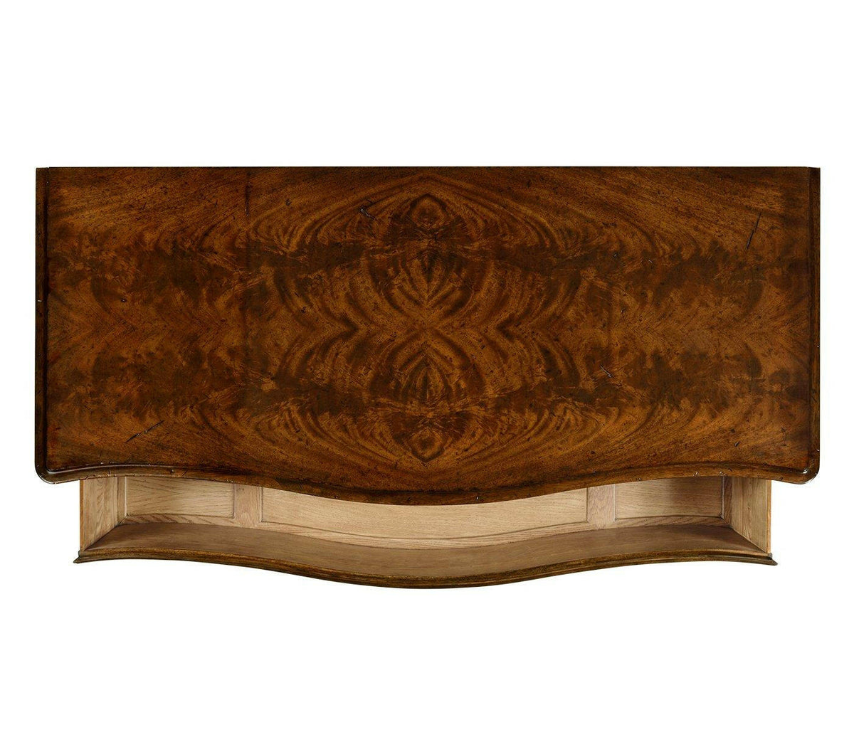 Jonathan Charles Chest of Drawers Sheraton in Brown Mahogany.