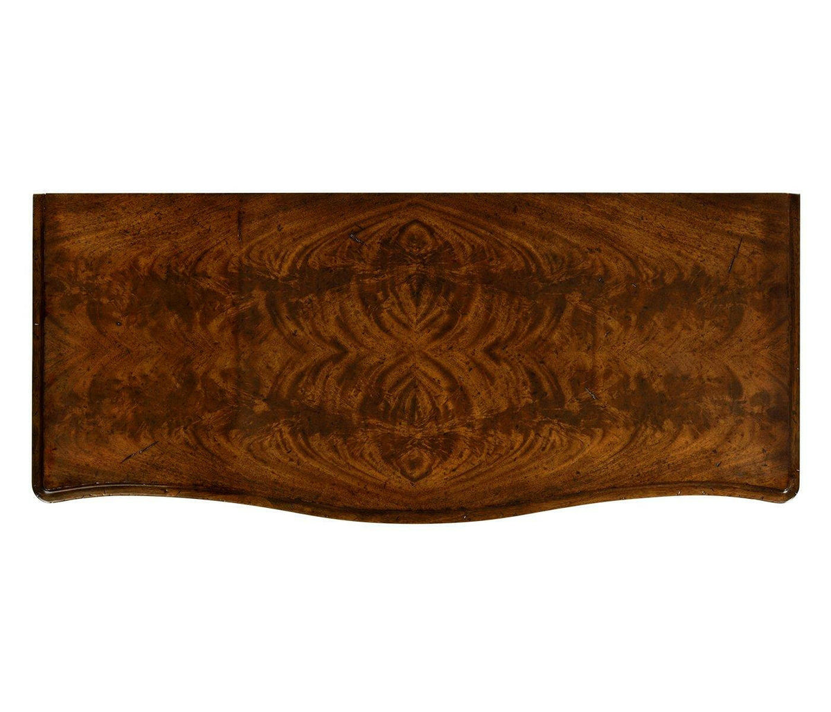 Jonathan Charles Chest of Drawers Sheraton in Brown Mahogany.