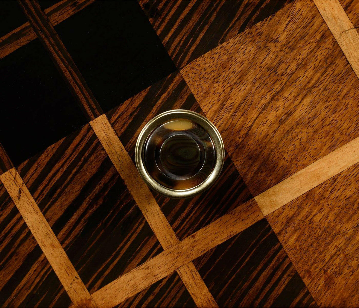 Jonathan Charles Chest of Drawers Tartan in Walnut.