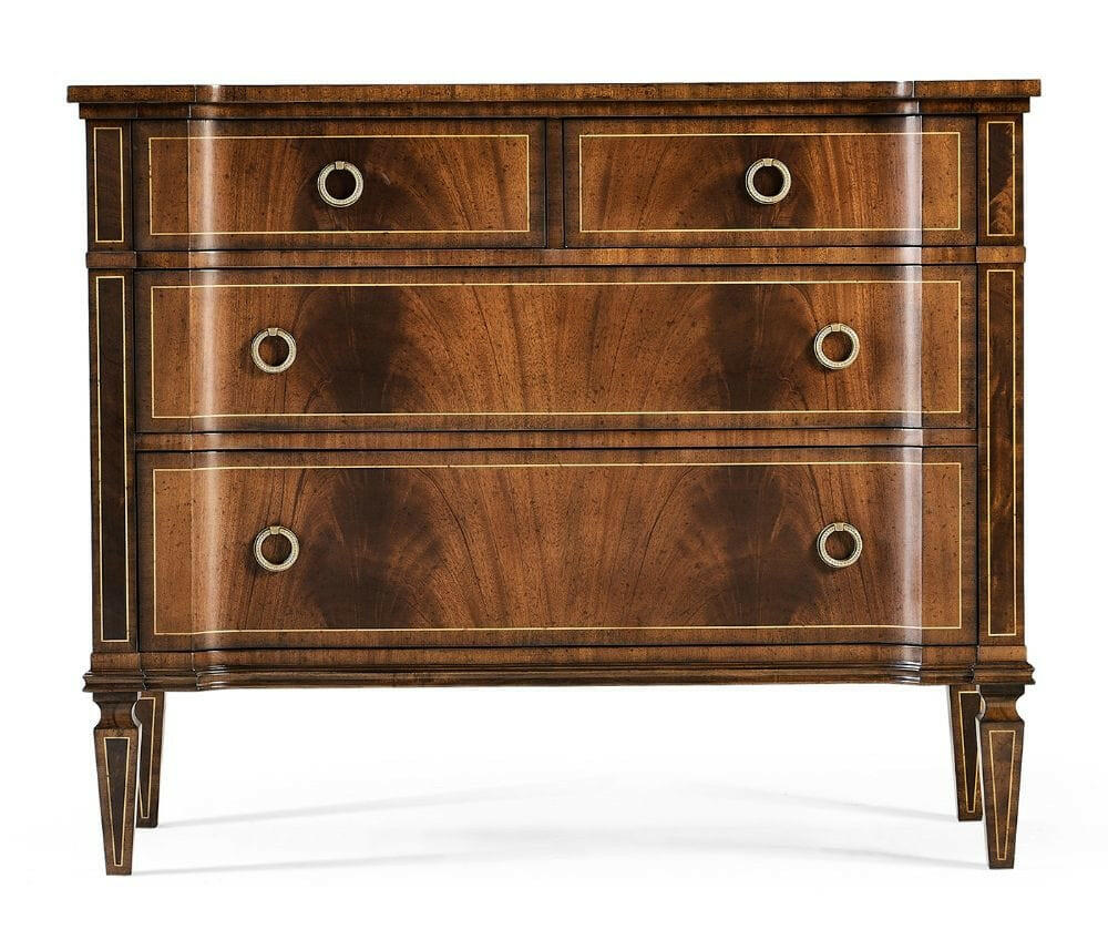 Jonathan Charles Chest of Four Drawers Breakfront Georgian.