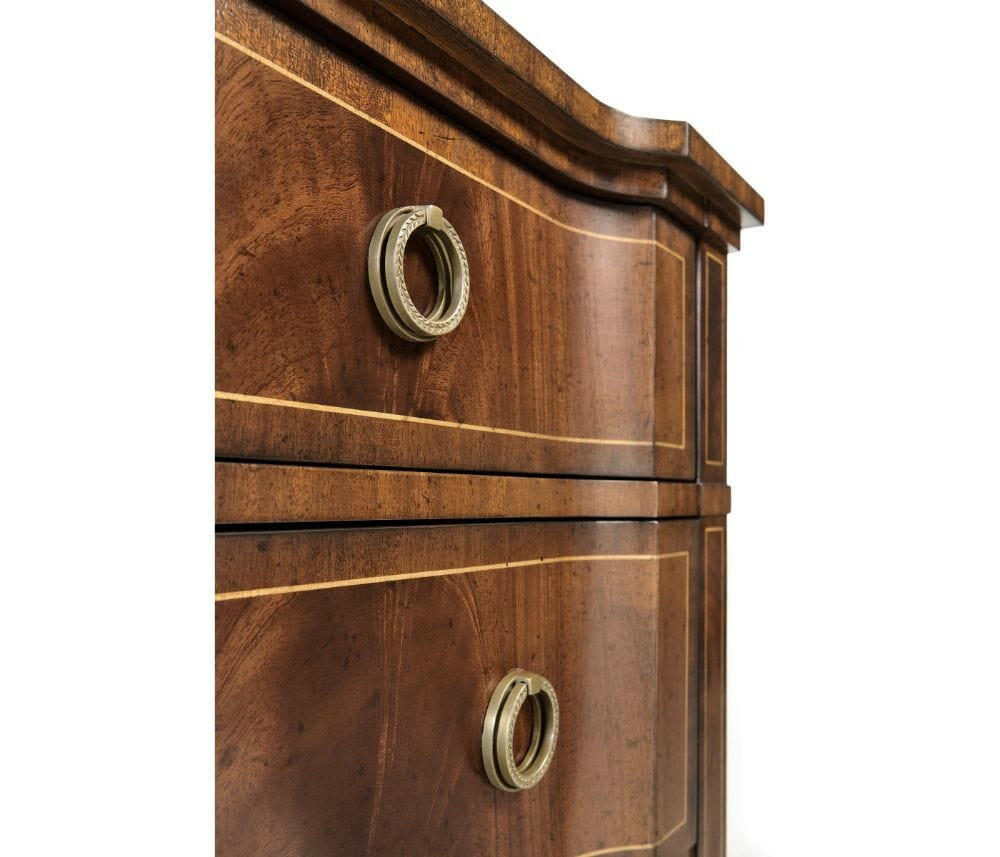 Jonathan Charles Chest of Four Drawers Breakfront Georgian.