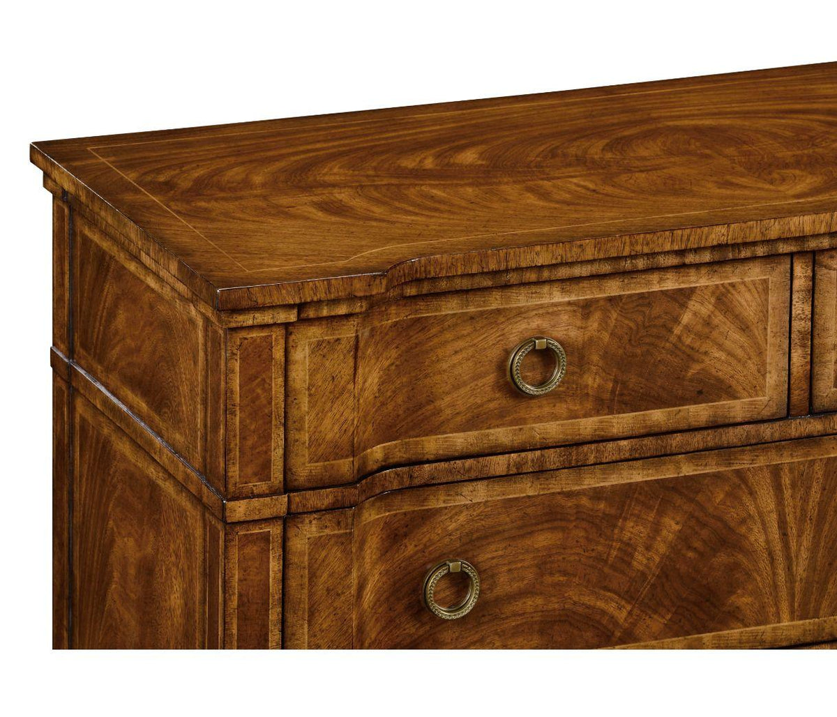 Jonathan Charles Chest of Four Drawers Regency Breakfront Monarch.