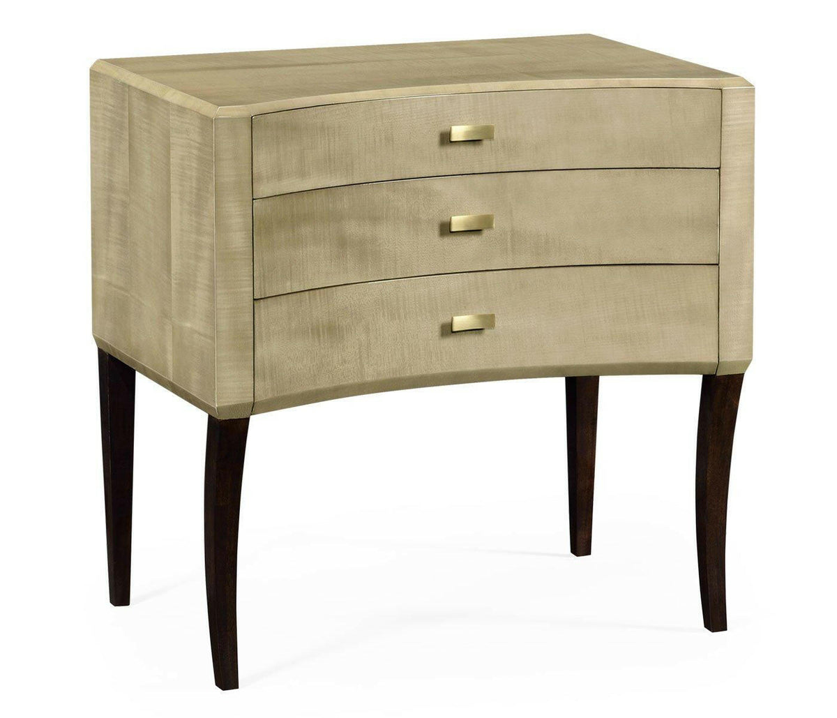 Jonathan Charles Curved Chest of Drawers Art Deco.