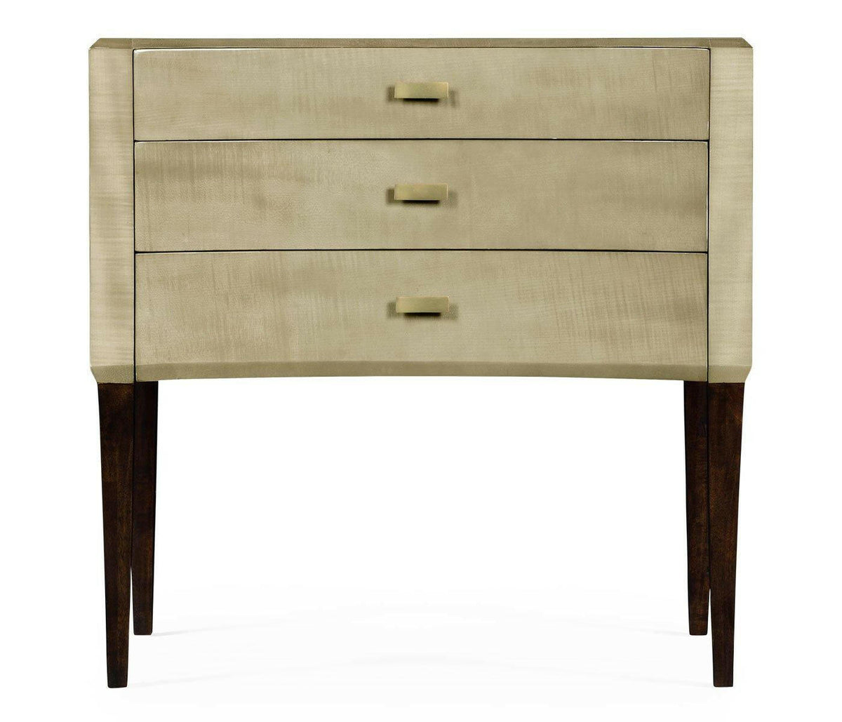 Jonathan Charles Curved Chest of Drawers Art Deco.