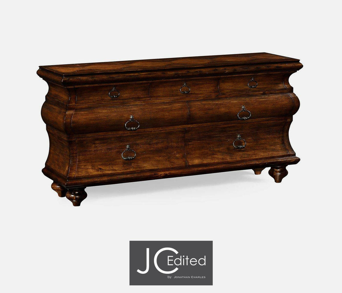 Jonathan Charles Dresser Eclectic in Rustic Walnut.
