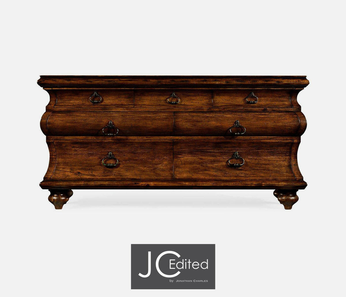 Jonathan Charles Dresser Eclectic in Rustic Walnut.