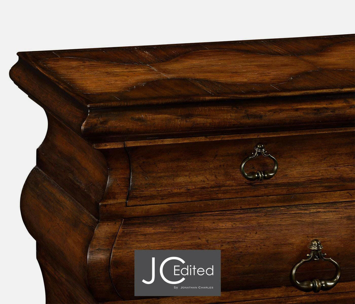 Jonathan Charles Dresser Eclectic in Rustic Walnut.