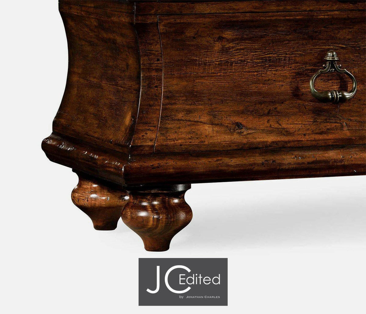 Jonathan Charles Dresser Eclectic in Rustic Walnut.