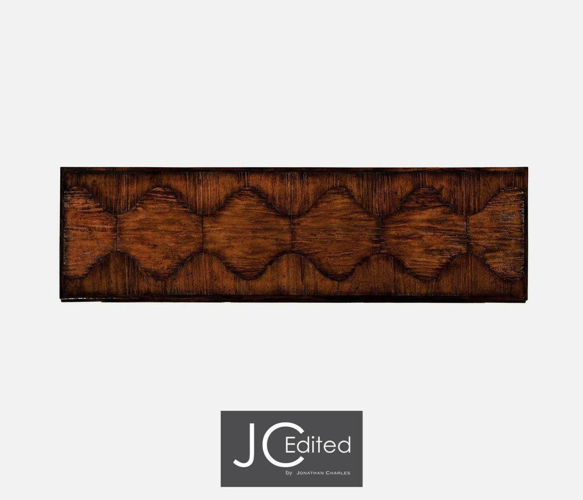Jonathan Charles Dresser Eclectic in Rustic Walnut.