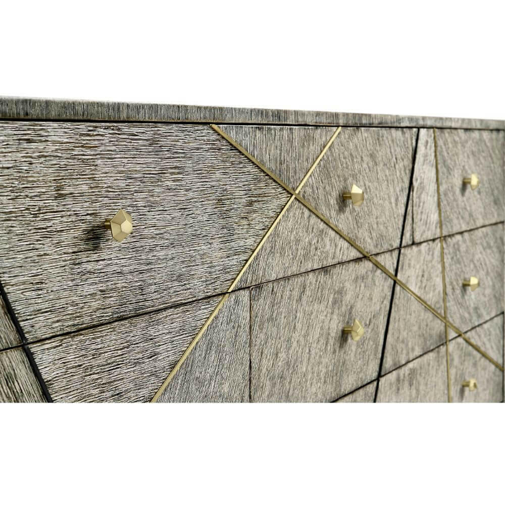 Jonathan Charles Dresser Transitional - Dark French Oak.