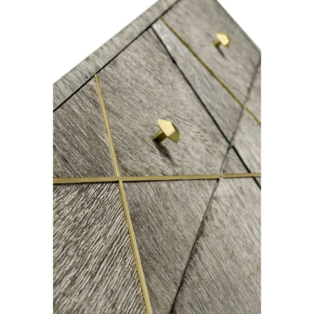 Jonathan Charles Dresser Transitional - Dark French Oak.