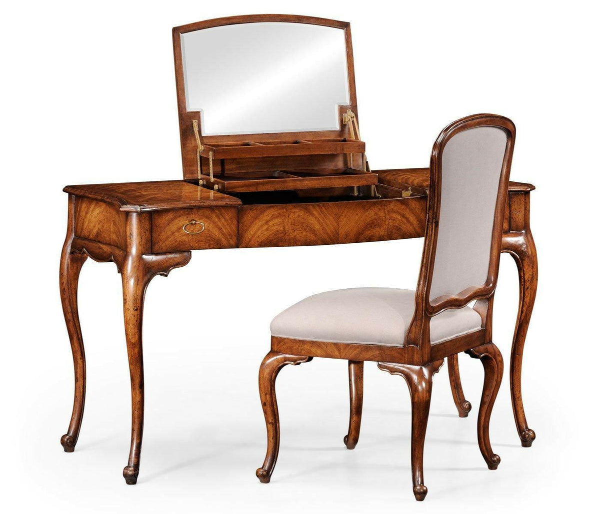 Jonathan Charles Dressing Table Monarch with Hinged Mirror.
