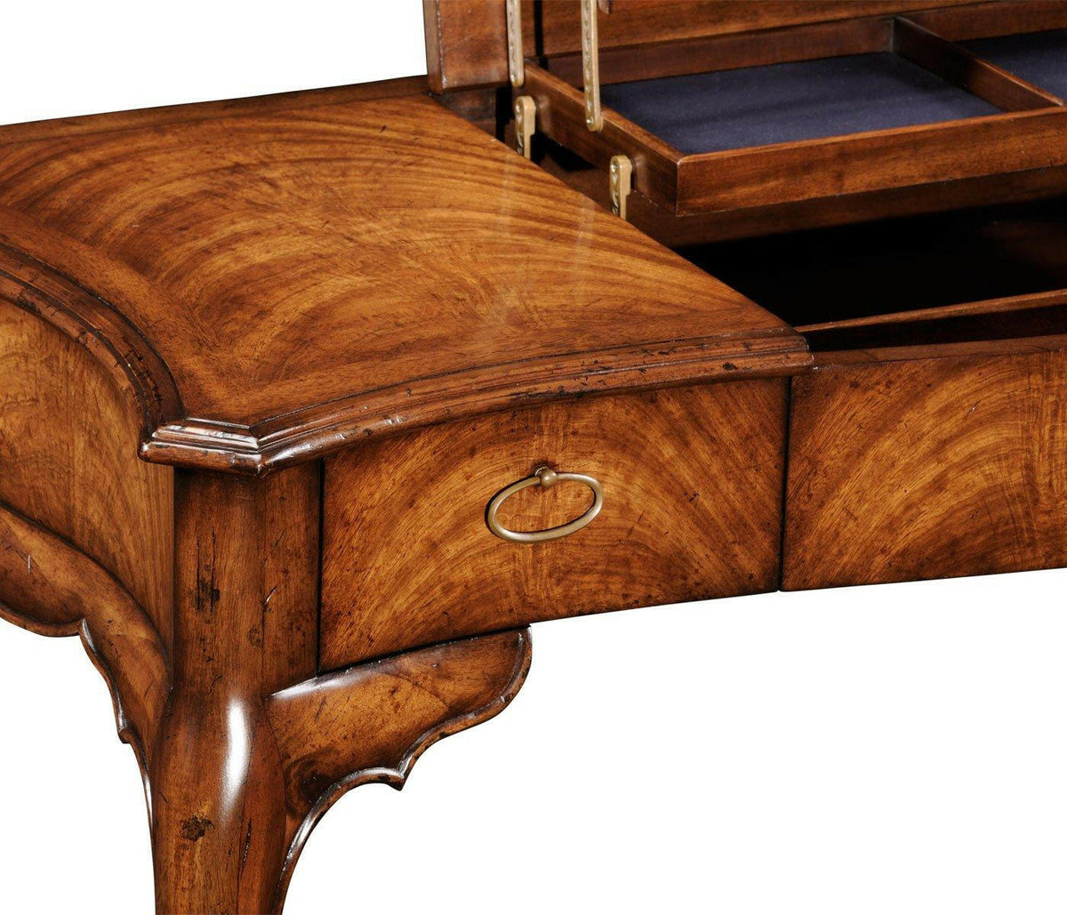 Jonathan Charles Dressing Table Monarch with Hinged Mirror.