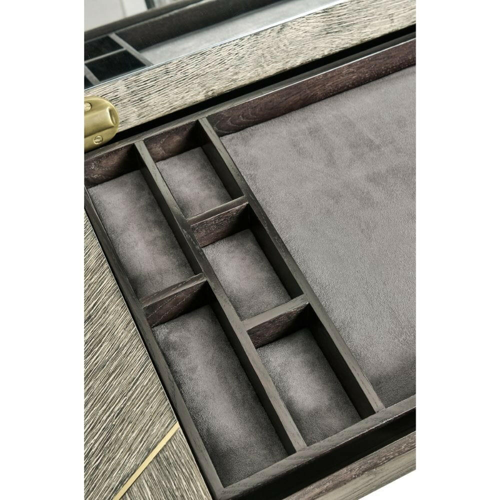 Jonathan Charles Dressing Table Transitional - Dark French Oak.