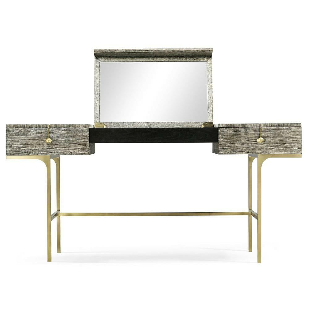 Jonathan Charles Dressing Table Transitional - Dark French Oak.