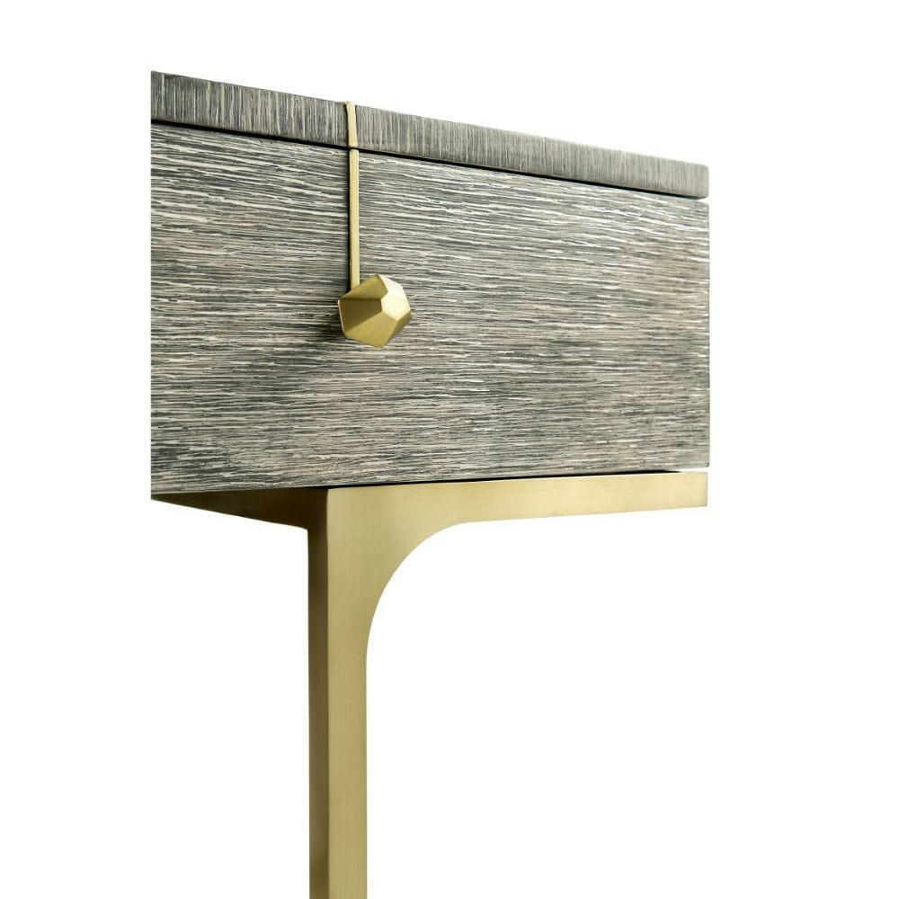 Jonathan Charles Dressing Table Transitional - Dark French Oak.