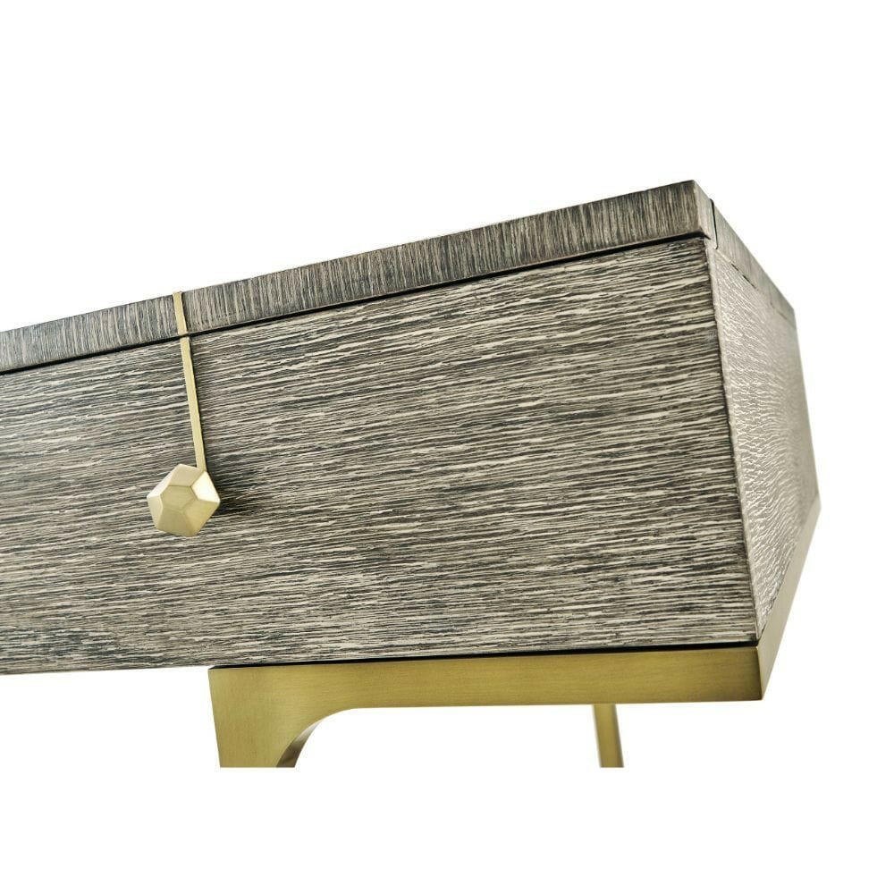 Jonathan Charles Dressing Table Transitional - Dark French Oak.